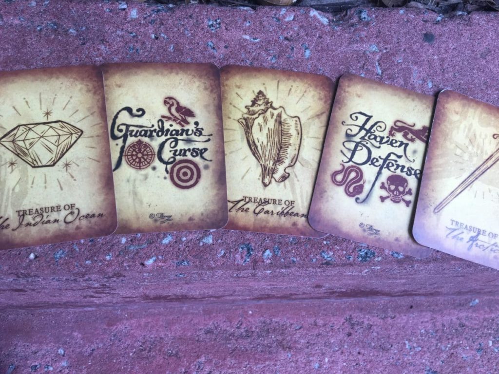 A Pirates Adventure Disney World Quest Completed Cards