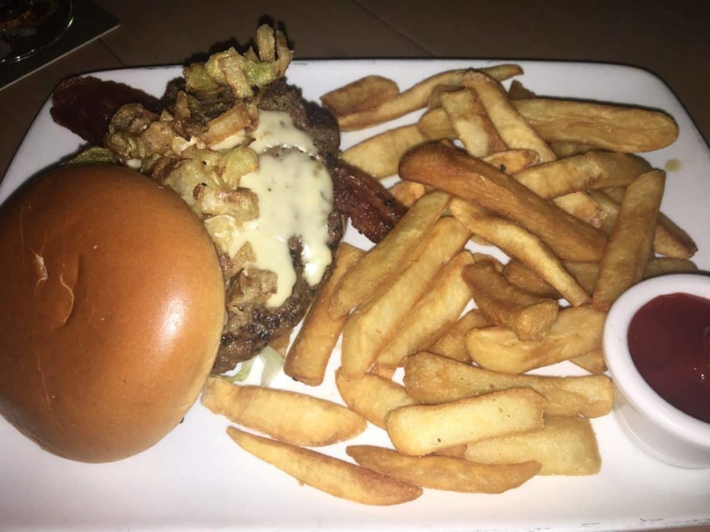 Rose & Crown Epcot Welsh Pub Burger