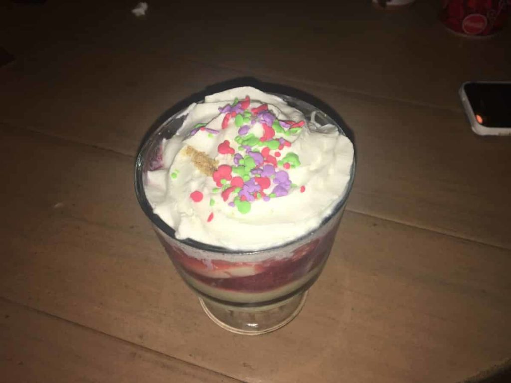 Rose & Crown Epcot English Trifle