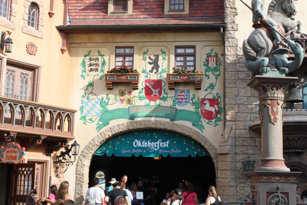 Biergarten Entrance