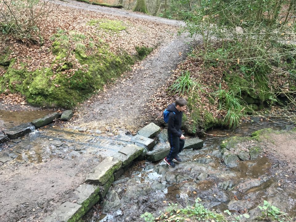 Geocaching through water