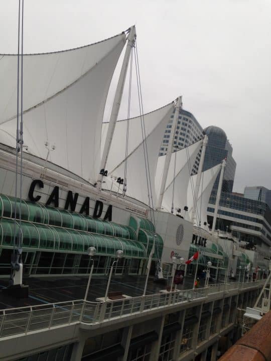 Canada Place from ship