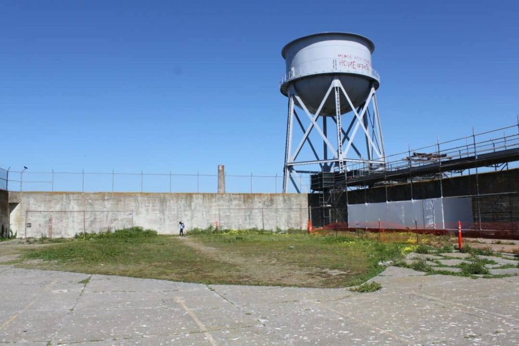 Recreation Yard and Water Tower