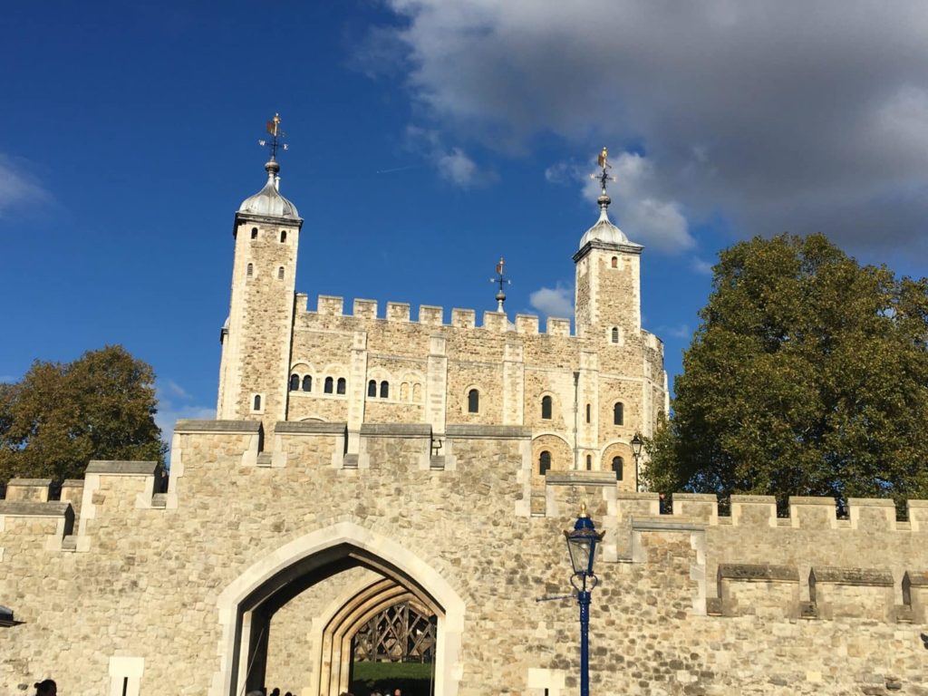 Outside the Tower of London walls