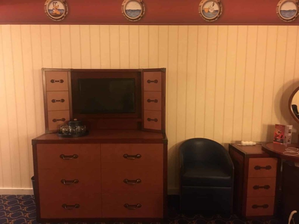 Disney Newport Bay Hotel room furniture