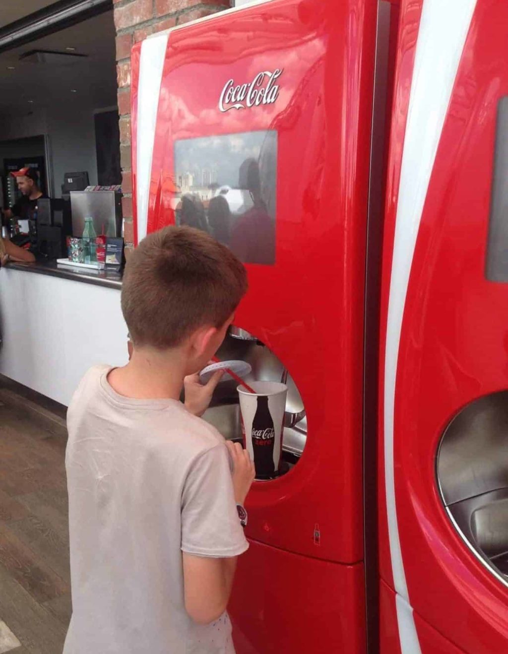 Disney Springs Coca Cola Freestyle Dispensing Machine