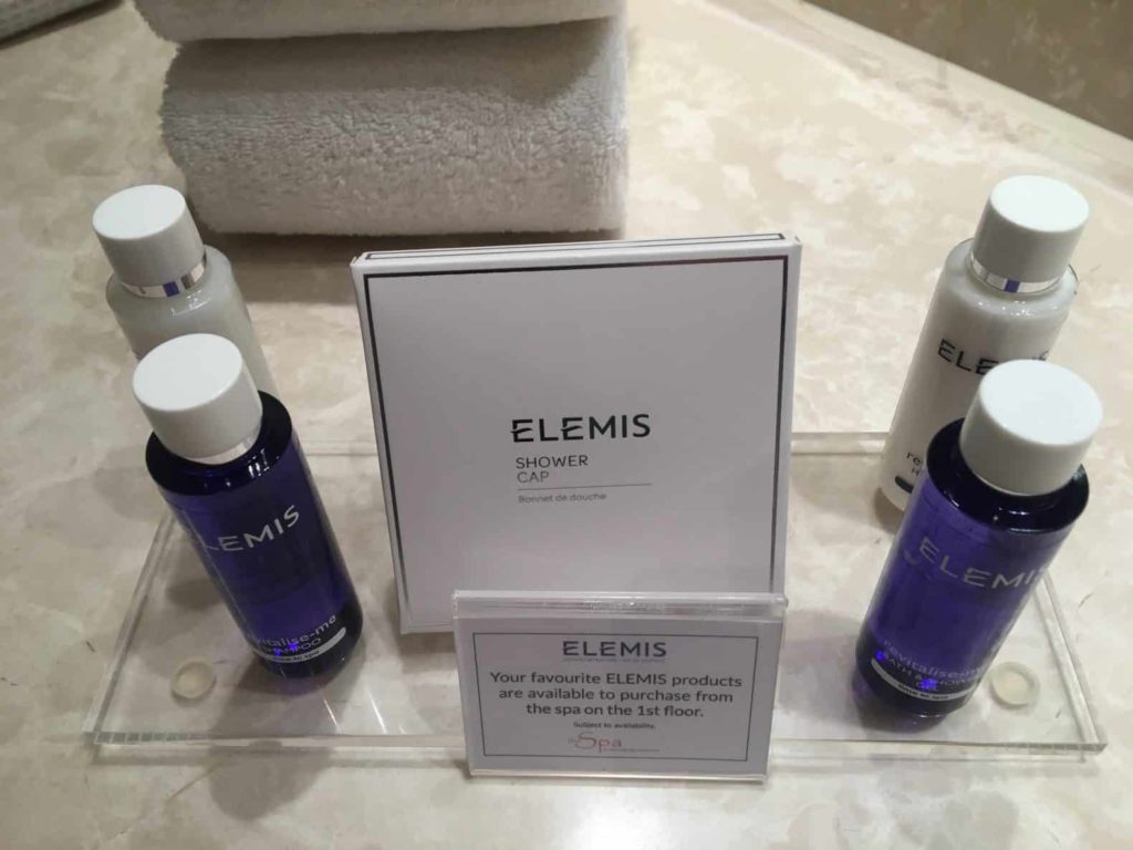 A selection of Elemis products are provided