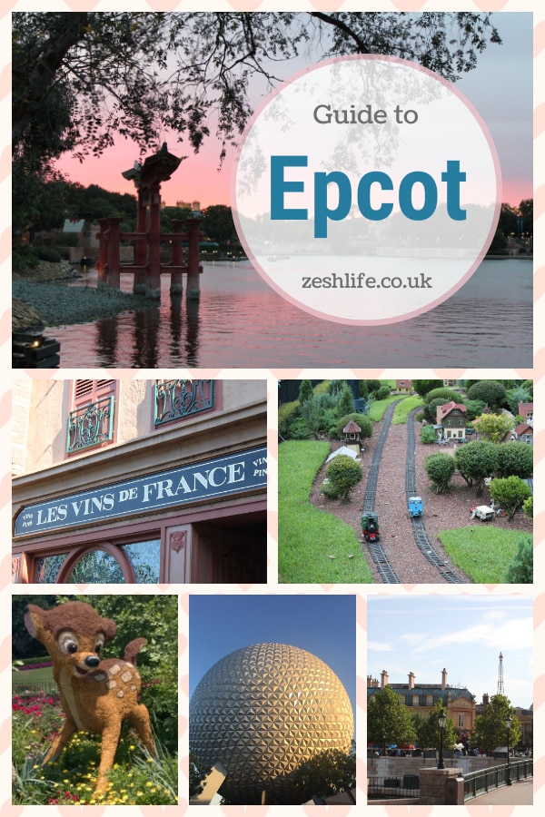 Epcot Guide Pinterest Pin