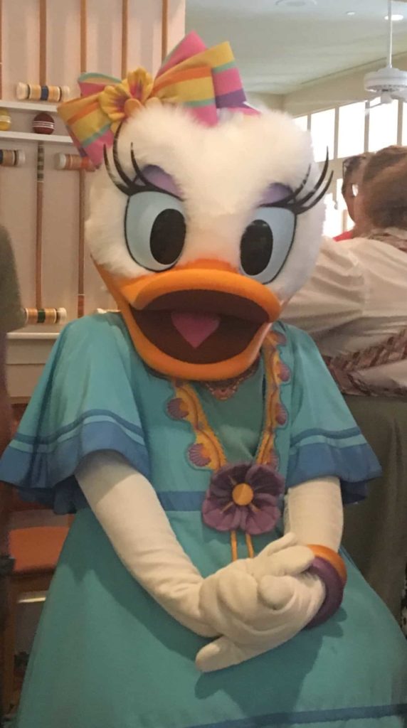 Daisy Duck joins the original characters