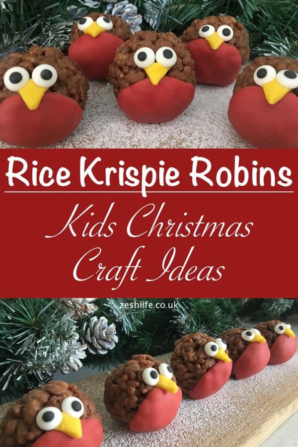 Chocolate Rice Krispie Robins Pinterest Pin