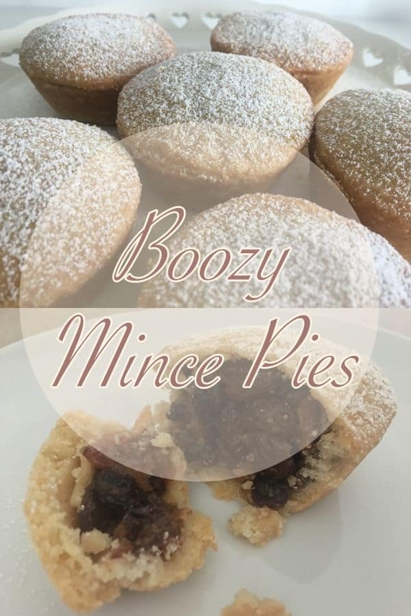 Boozy Christmas Mince Pies Pinterest Pin