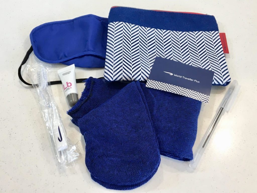 British Airways World Traveller Plus Amenity Kit