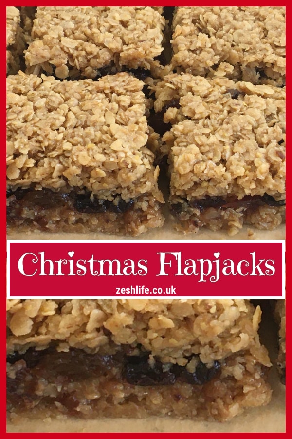 Christmas Mincemeat Flapjack Recipe Pinterest Pin