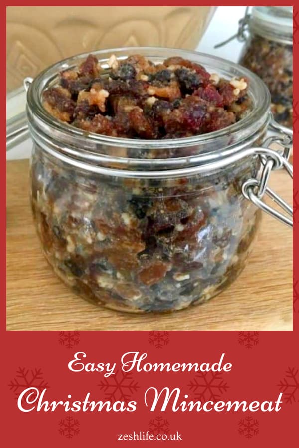 Homemade Christmas Mincemeat Pinterest Pin