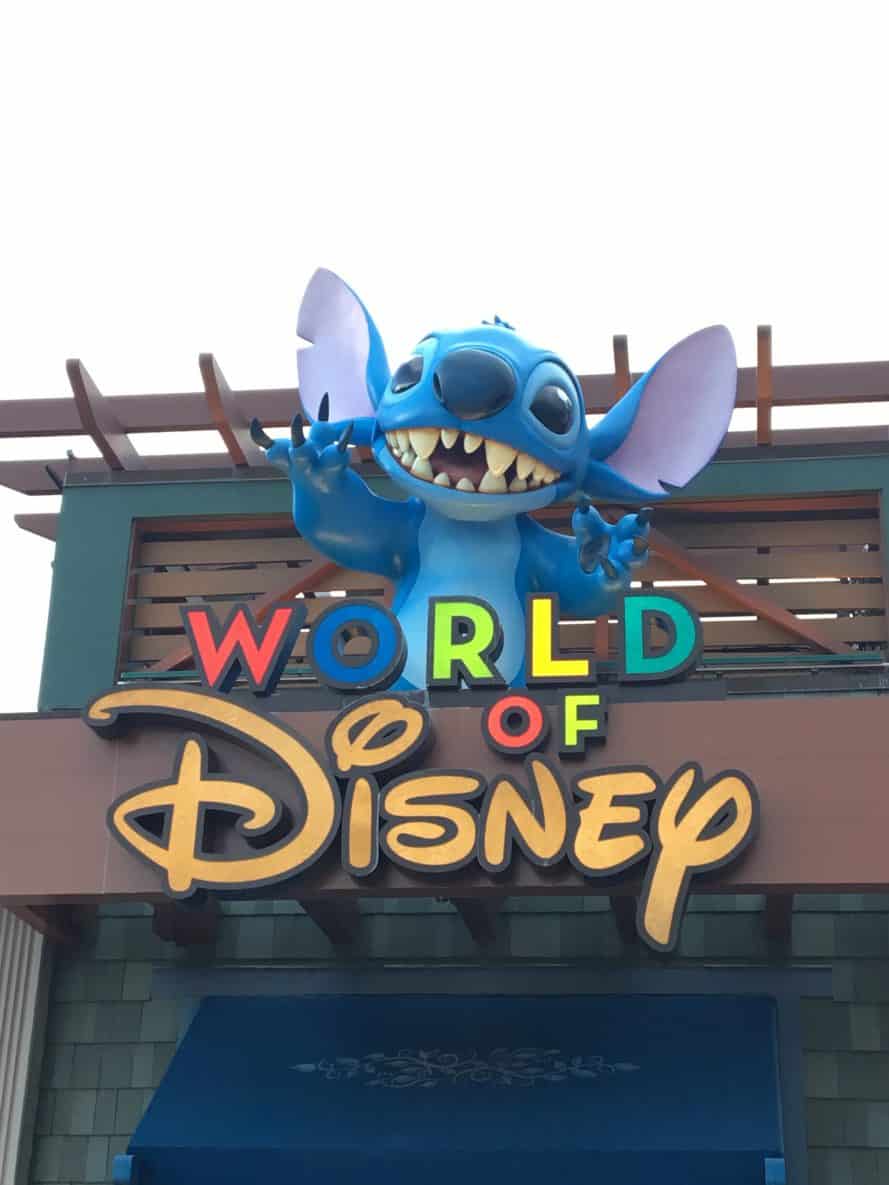 Disney Springs World of Disney Spitting Stitch