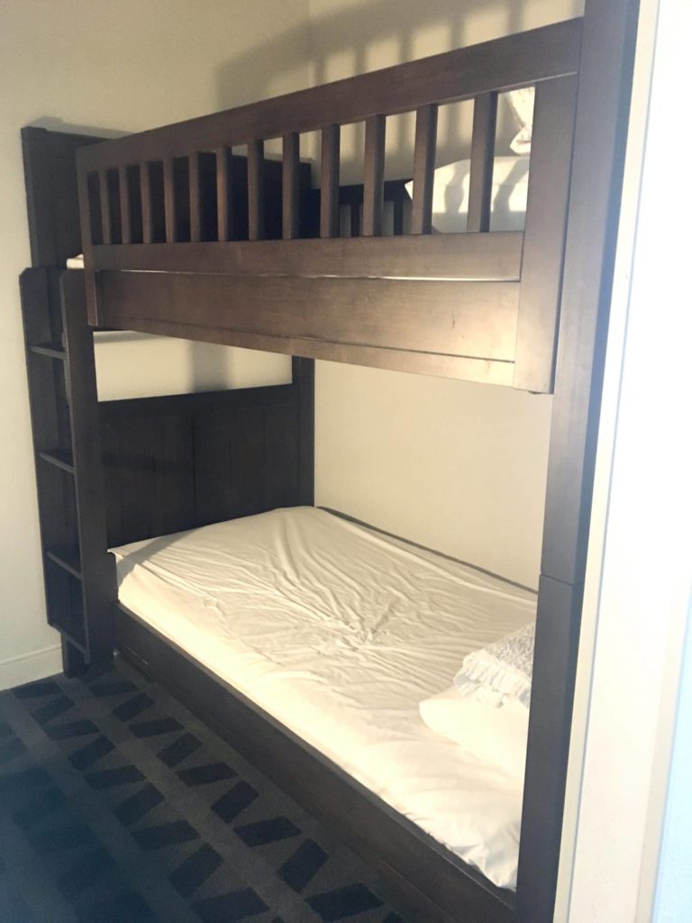 plus separate bunk beds