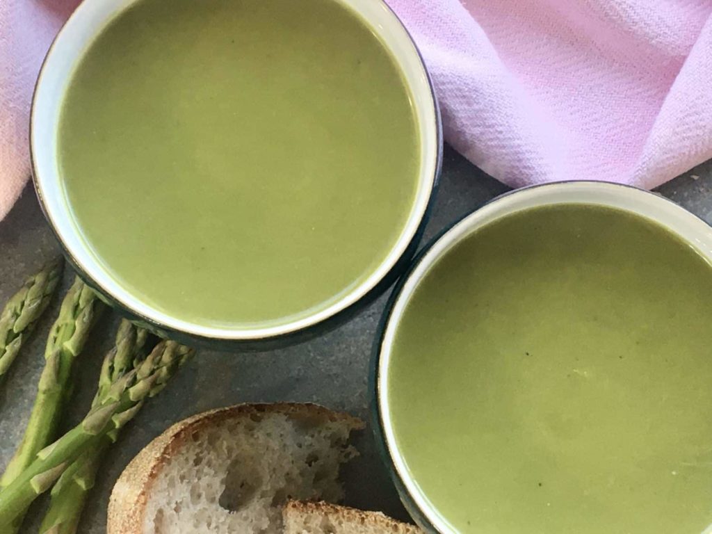 Asparagus and Spinach Soup Recipe