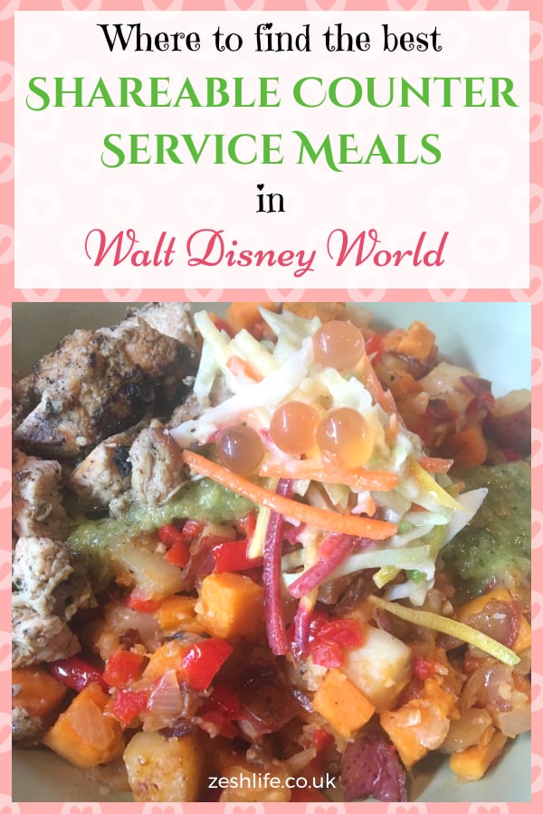 Where to find the best shareable counter service meals in Walt Disney World