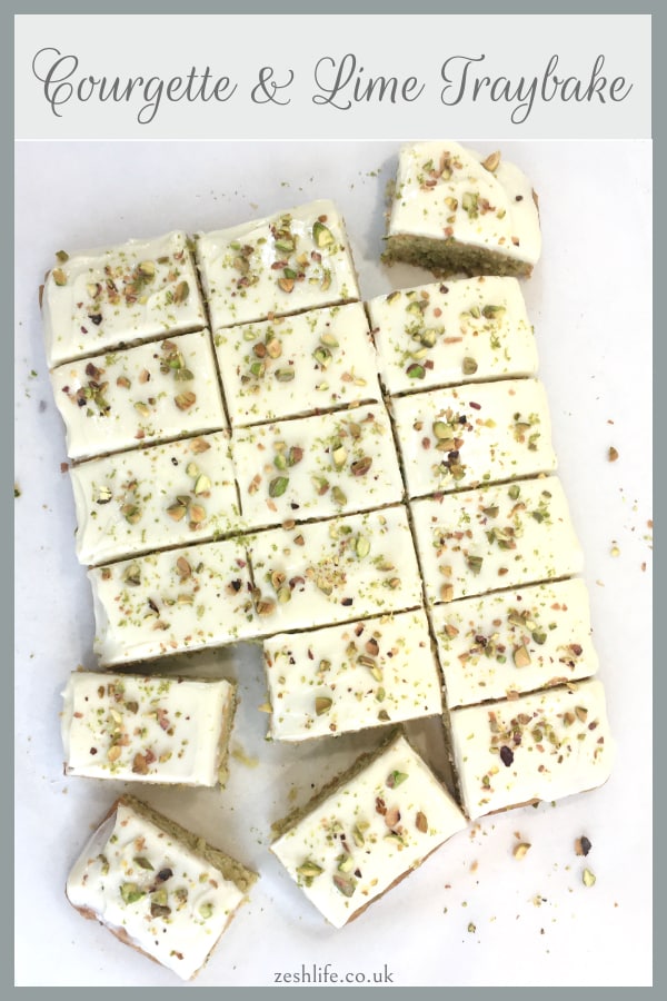 Courgette & Lime Traybake Cake Pin