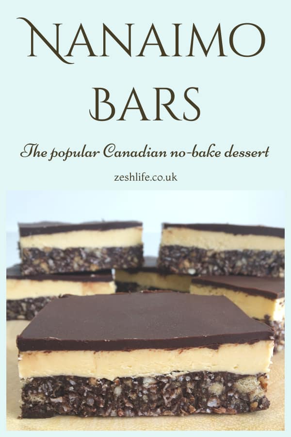 Nanaimo Bars Pinterest Pin