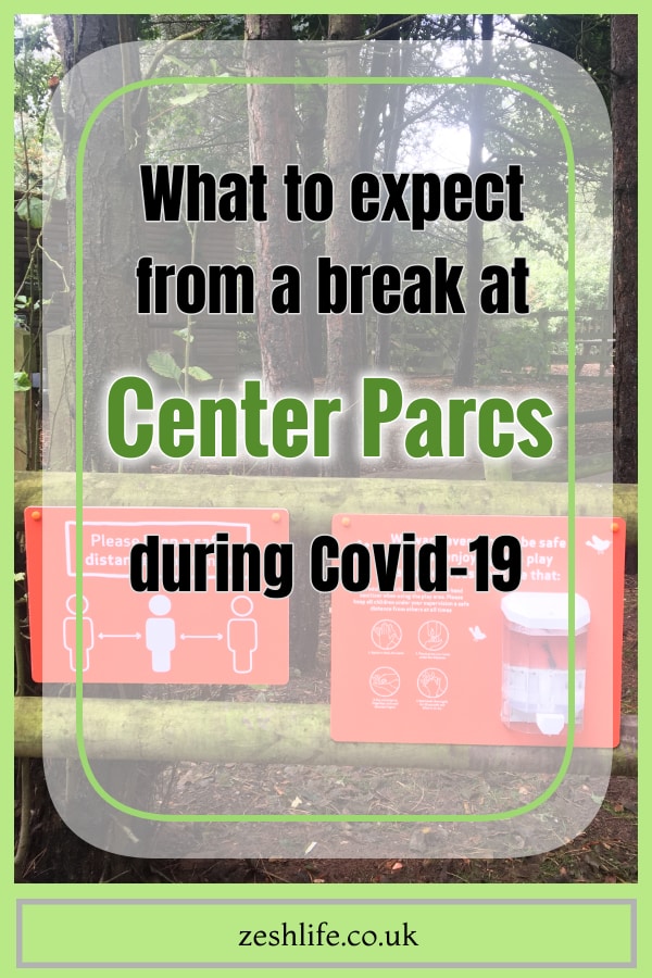 Visiting Center Parcs during Covid 19 Pinterest Pin