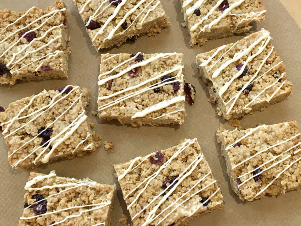 Cranberry & White Chocolate Flapjack Recipe