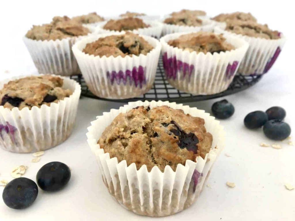 Blueberry & Banana Muffins