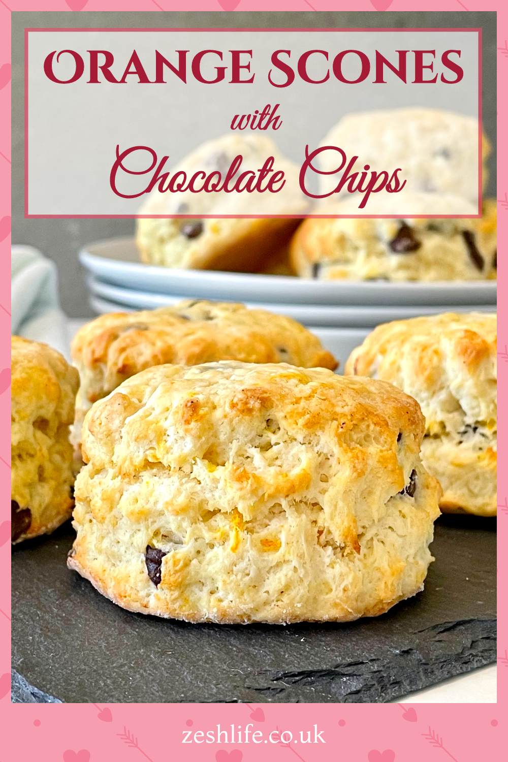 Orange Scones Chocolate Chips Recipe Pinterest