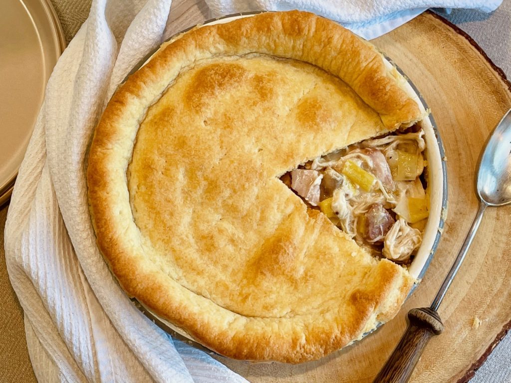 Chicken & Ham Pie Recipe