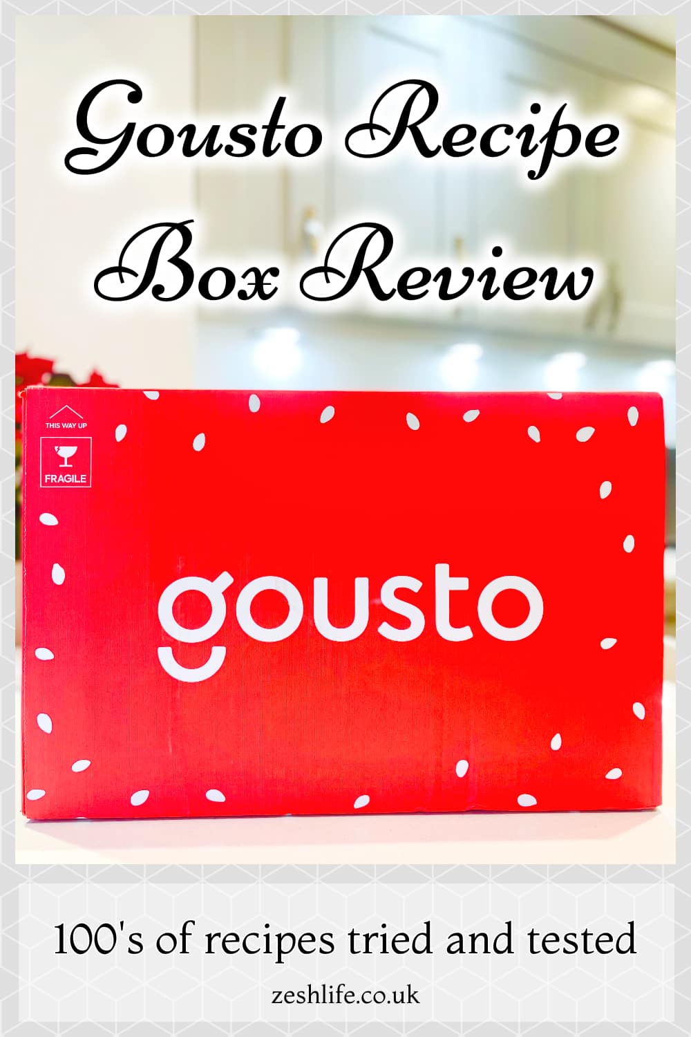 Gousto Recipe Box Review Pinterest Pin