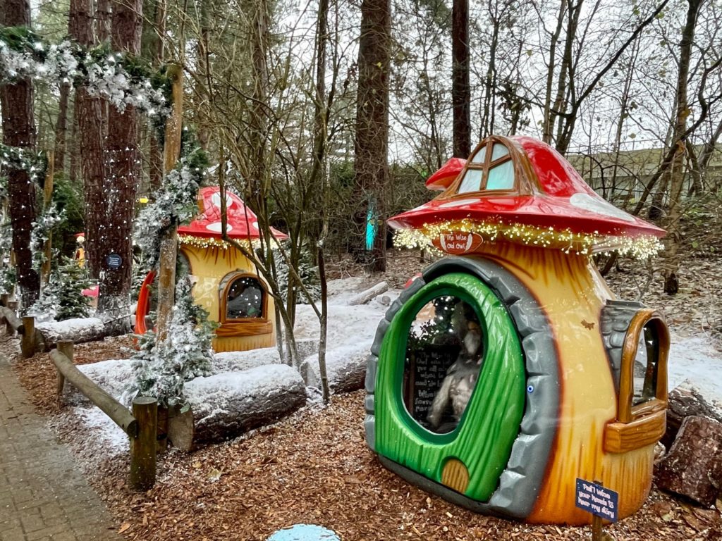 Center Parcs Christmas Toadstool Cabins