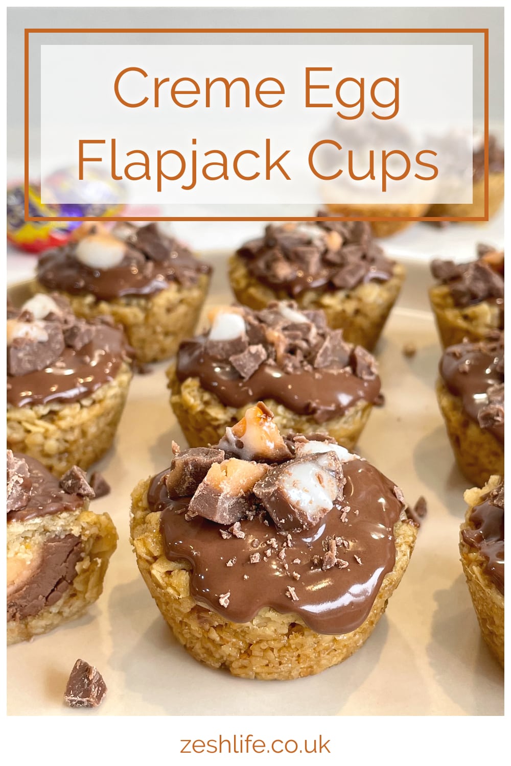 Creme Egg Flapjack Cups Pin