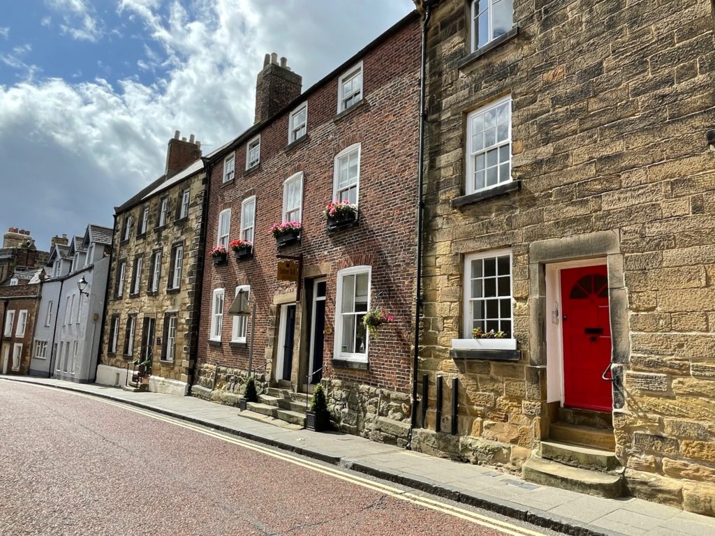 Alnwick Town buildings Northumberland