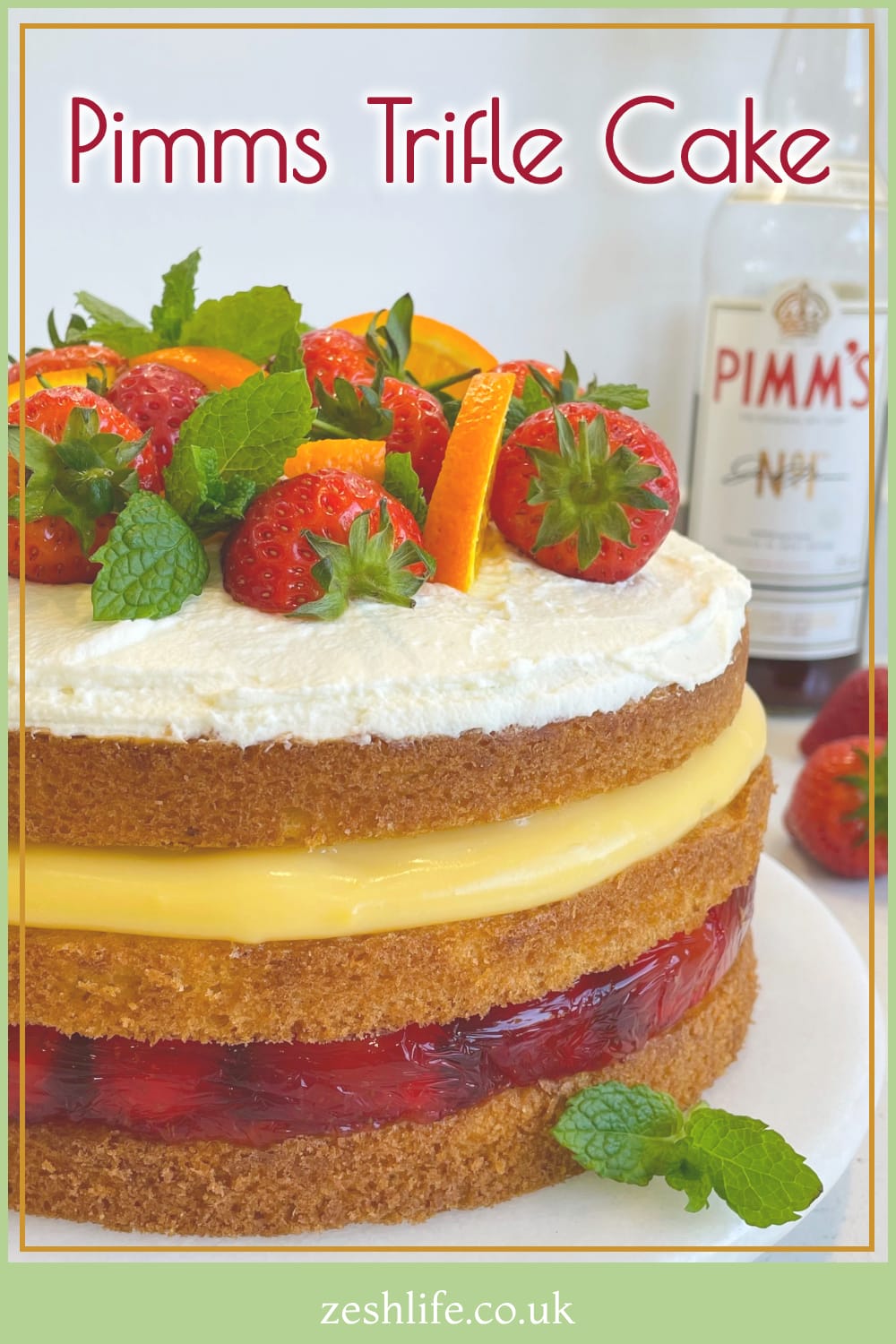 Pimms Trifle Cake Pinterest