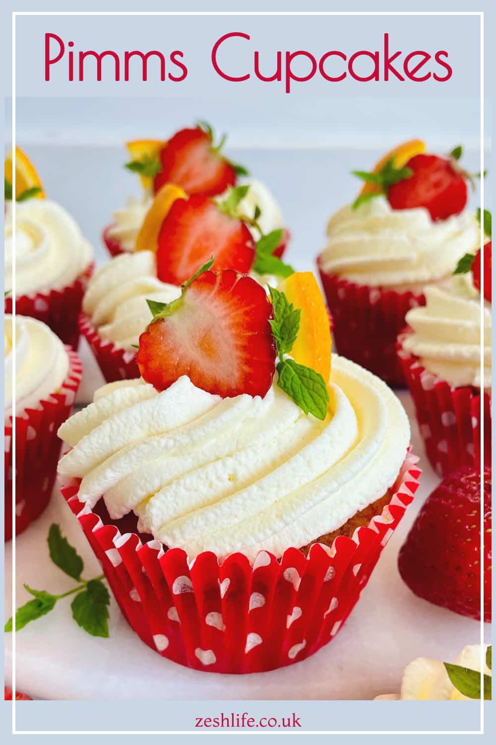 Pimms Cupcakes Pinterest Pin