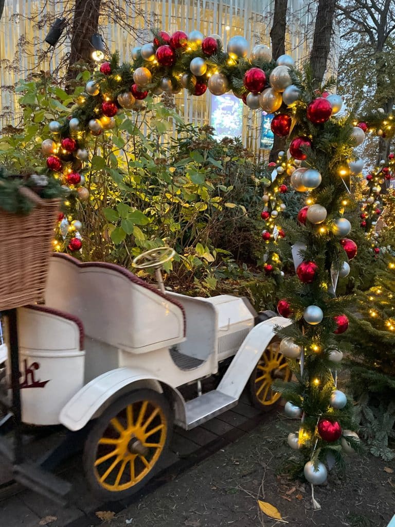 Tivoli Gardens Vintage Car Ride at Christmas