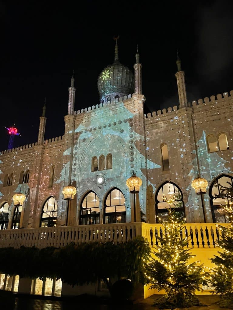 Tivoli Gardens Nimb Hotel Christmas Projections