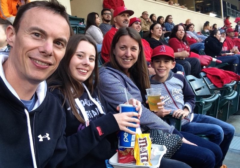 Angel Stadium Family photo