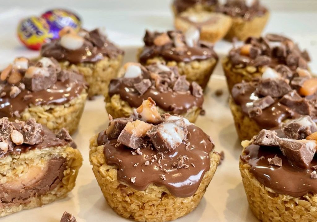 Creme Egg Flapjack Cups Recipe