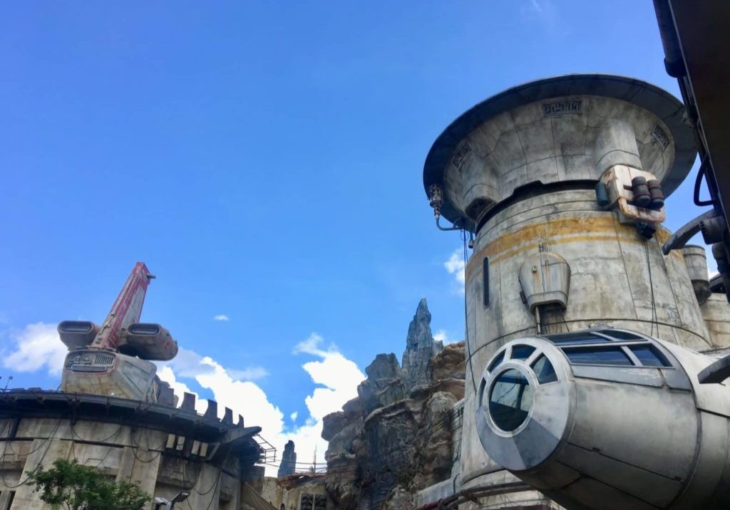 Star Wars Galaxy's Edge Millennium Falcon area