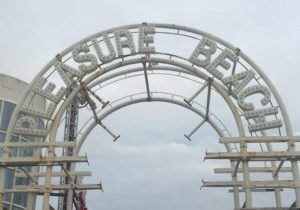 Blackpool Pleasure Beach Entrance Sign